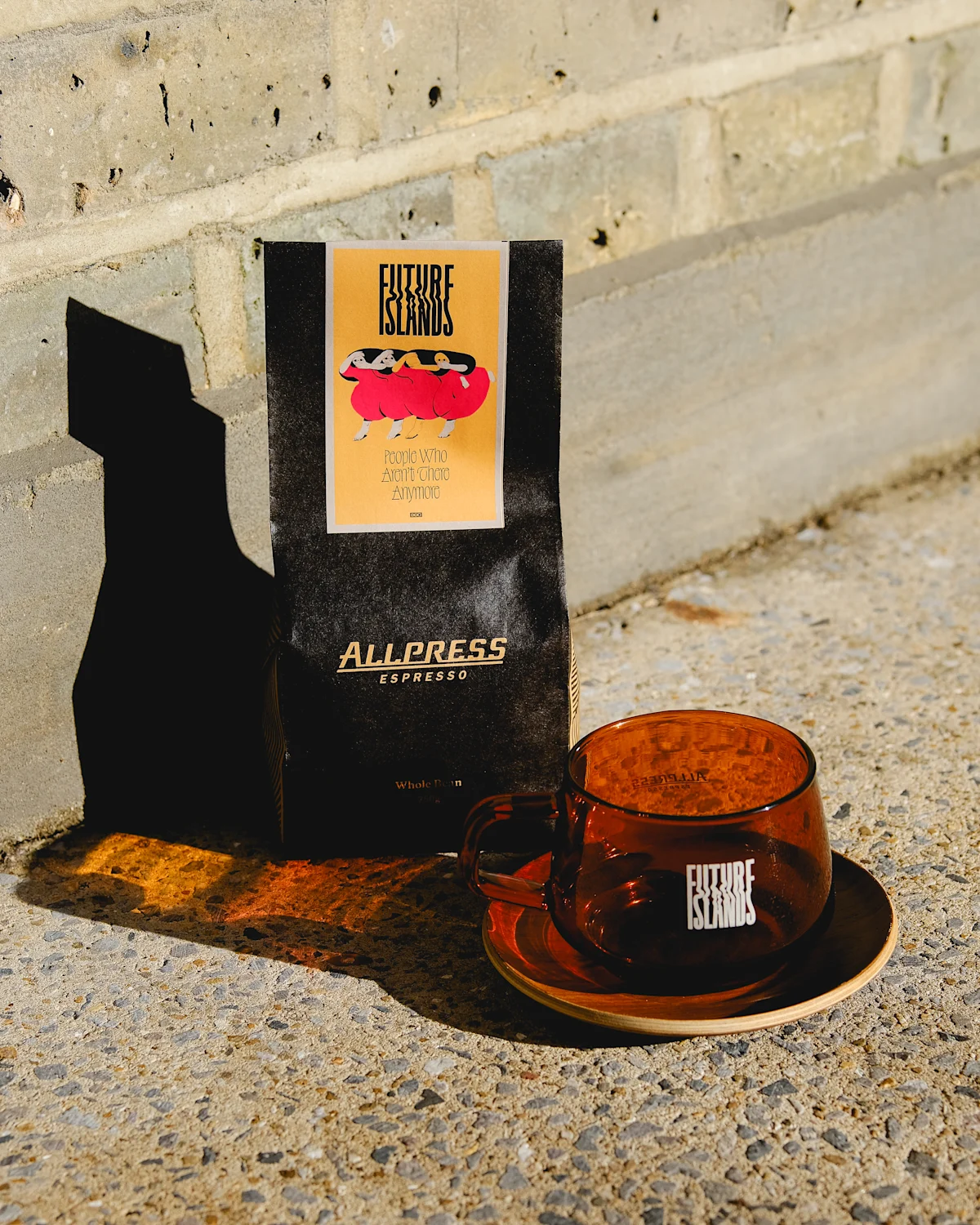 Future Islands Mug & Saucer, Coffee Bag